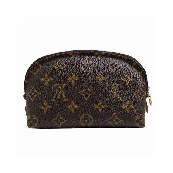 Pre Loved Louis Vuitton Cosmetic Pouch Women Brown Clutches - Picture 2 of 8